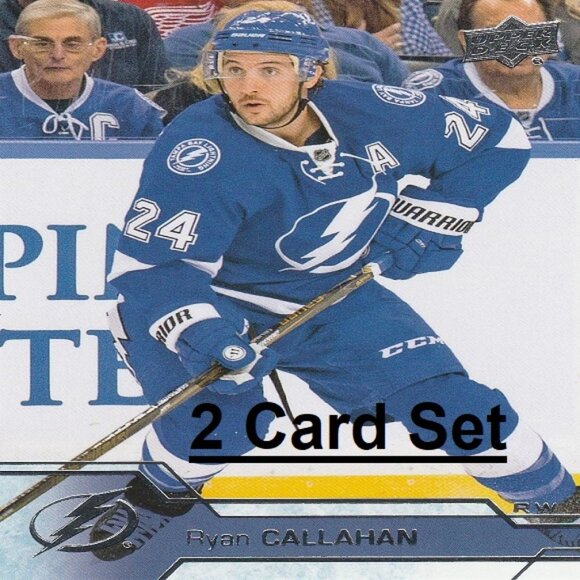 Ryan Callahan Tampa Bay Lightning NHL Hockey Card Collection - 2 Card Set - Picture 1 of 3